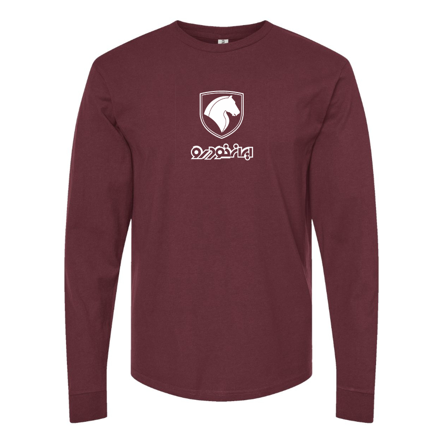Men's Iran Khodro Logo Cotton Long Sleeve T-Shirt