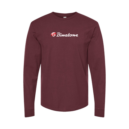 Men's Binatone Logo Long Sleeve T-Shirt