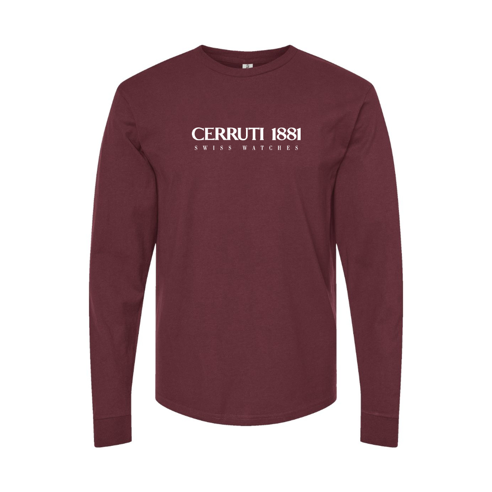 Men's Cerruti 1881 Logo Long Sleeve T-Shirt