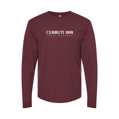 Men's Cerruti 1881 Logo Long Sleeve T-Shirt