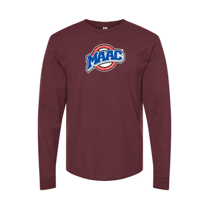 Men's Metro Atlantic Athletic Conference Logo Long Sleeve T-Shirt