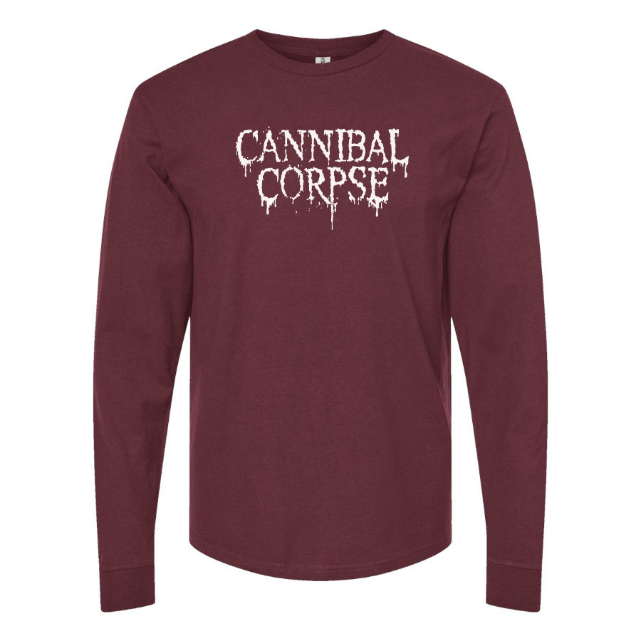 Men's  Cannibal Corpse Logo Cotton Long Sleeve T-Shirt