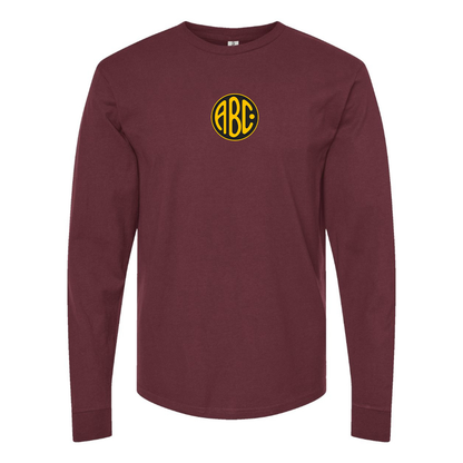 Men's ABC Motors Logo Cotton Long Sleeve T-Shirt