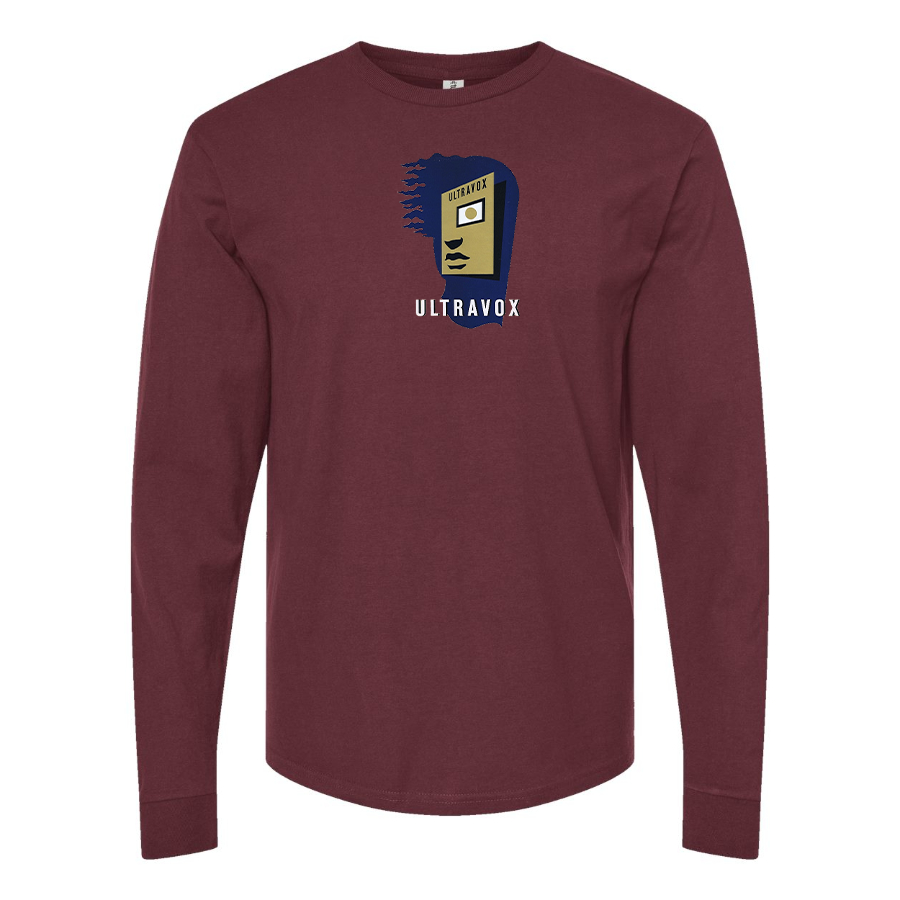 Men's Ultravox Logo  Cotton Long Sleeve T-Shirt