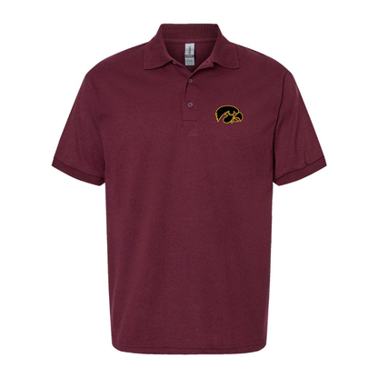 Men's Lowa Hawkeyes Logo Dry Blend Polo