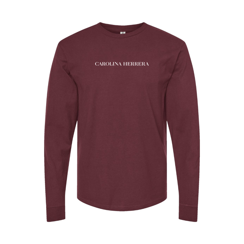 Men's Carolina Herrera Logo Long Sleeve T-Shirt