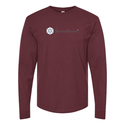Men's SilverStone Logo Cotton Long Sleeve T-Shirt