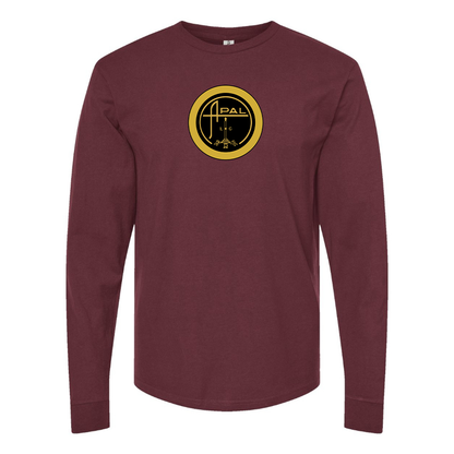 Men's  Apal Logo  Cotton Long Sleeve T-Shirt