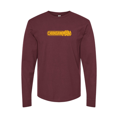 Men's Chainsaw Man Logo Long Sleeve T-Shirt