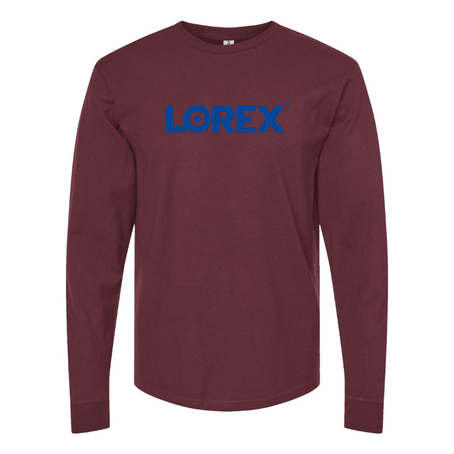 Men's Lorex Technology Logo Cotton Long Sleeve T-Shirt