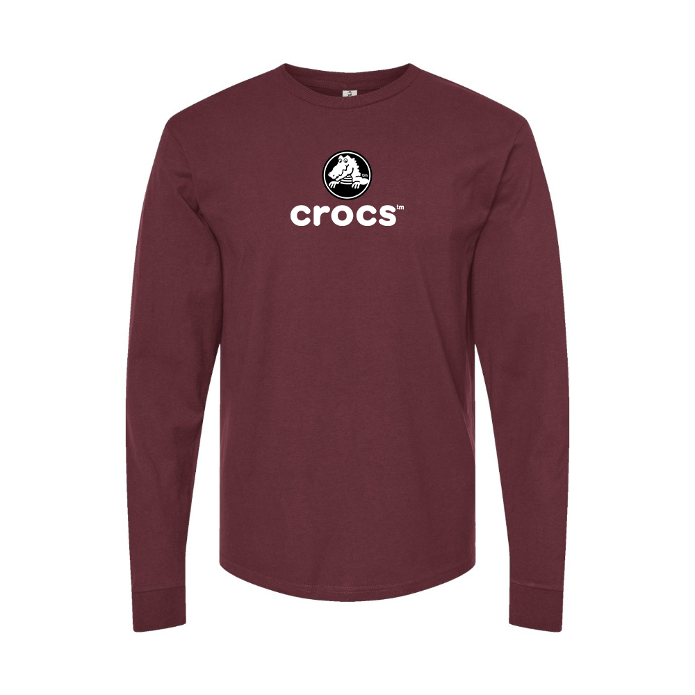 Men's Crocs Logo Long Sleeve T-Shirt