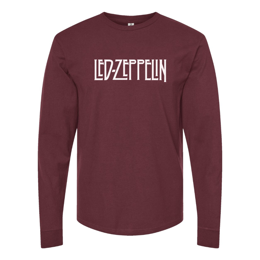 Men's Led Zeppelin Logo Cotton Long Sleeve T-Shirt
