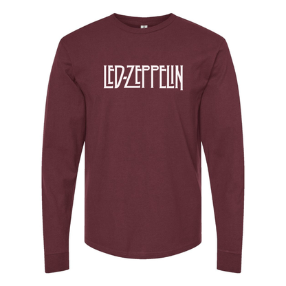 Men's Led Zeppelin Logo Cotton Long Sleeve T-Shirt