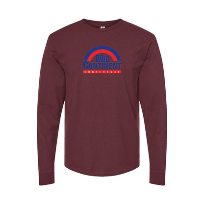 Men's Mid Continent Conference Logo Long Sleeve T-Shirt