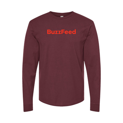 Men's BuzzFeed Logo Long Sleeve T-Shirt