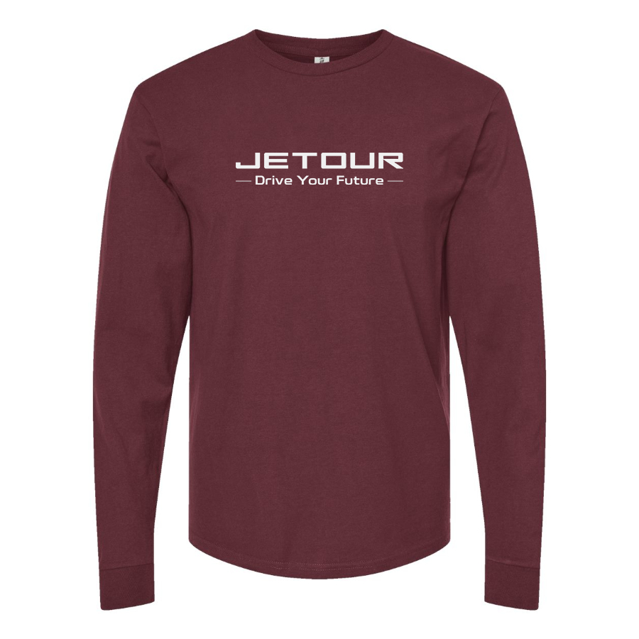 Men's Jetour  Logo Cotton Long Sleeve T-Shirt