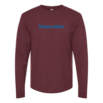 Men's Thomas Logo Cotton Long Sleeve T-Shirt
