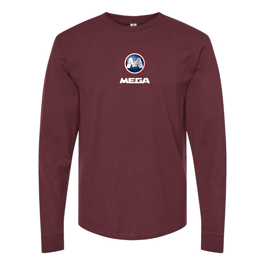 Men's Aixam Mega Logo Cotton Long Sleeve T-Shirt