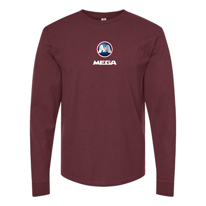 Men's Aixam Mega Logo Cotton Long Sleeve T-Shirt