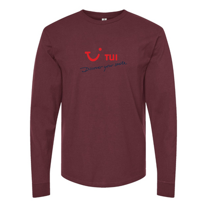 Men's tui Logo Cotton Long Sleeve T-Shirt