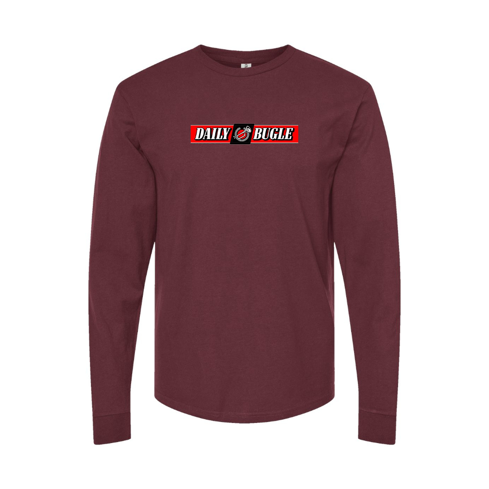 Men's Daily Bugle Logo Long Sleeve T-Shirt