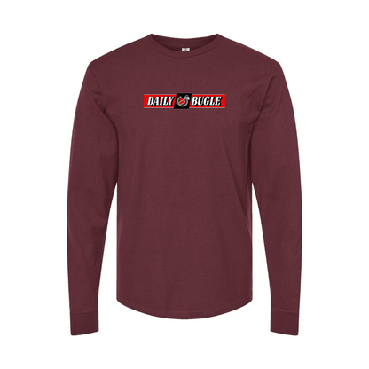 Men's Daily Bugle Logo Long Sleeve T-Shirt