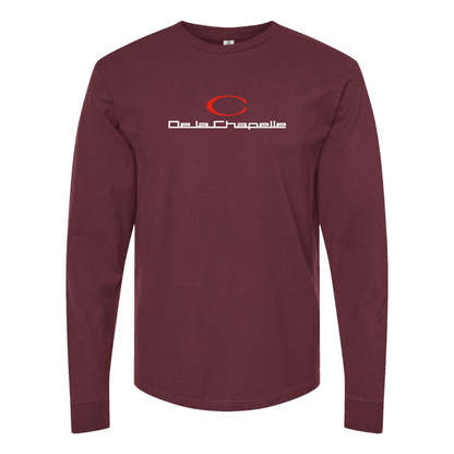 Men's De La Chapelle  Logo Cotton Long Sleeve T-Shirt