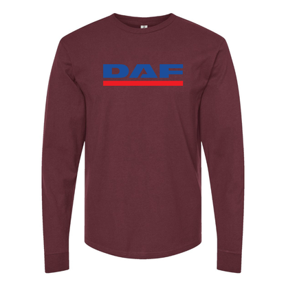 Men's  DAF Logo Cotton Long Sleeve T-Shirt