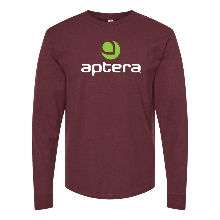 Men's  Aptera Motors Logo Cotton Long Sleeve T-Shirt