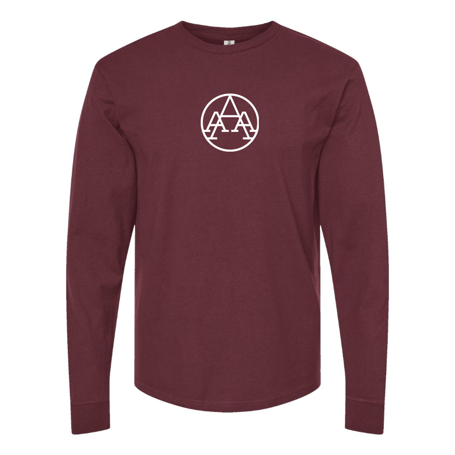 Men's AAA Atelier dAutomobiles-et-dAviation  Logo Cotton Long Sleeve T-Shirt