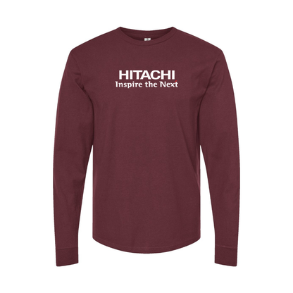 Men's Hitachi Logo Long Sleeve T-Shirt