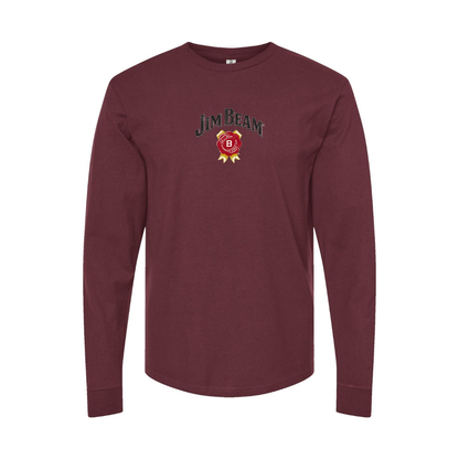 Men's Jim Beam Logo Long Sleeve T-Shirt
