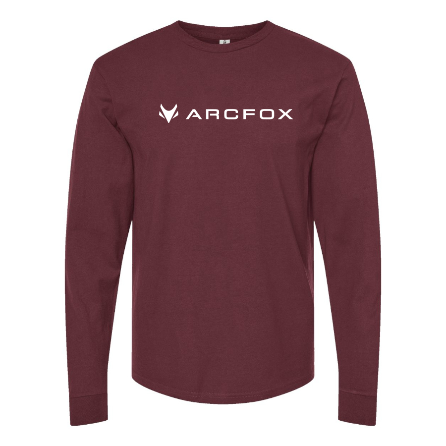 Men's Arcfox Logo Cotton Long Sleeve T-Shirt