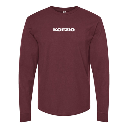 Men's KOEZIO Logo Cotton Long Sleeve T-Shirt
