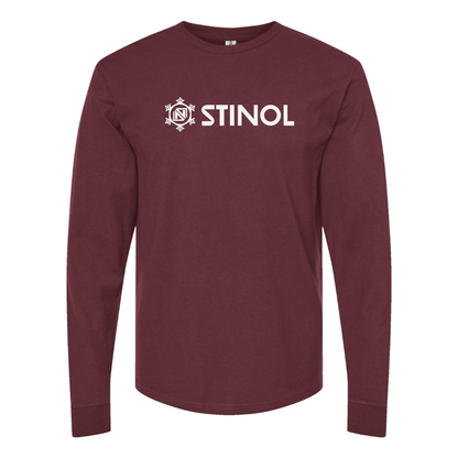 Men's  Stinol Logo Cotton Long Sleeve T-Shirt