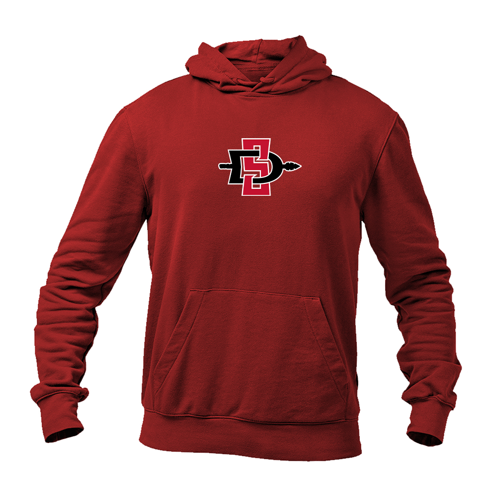 Men's San Diego State Aztecs Logo Softstyle Midweight Hooded Sweatshirt