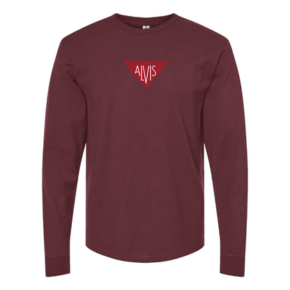 Men's Alvis Logo Cotton Long Sleeve T-Shirt