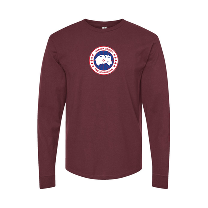 Men's Canada Goose Logo Long Sleeve T-Shirt