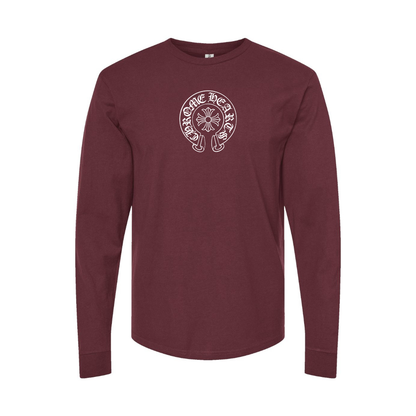Men's Chrome Hearts Logo Long Sleeve T-Shirt