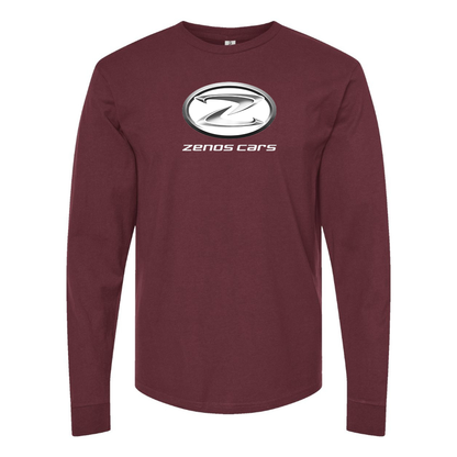 Men's Zenos Cars Logo Cotton Long Sleeve T-Shirt