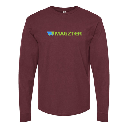 Men's MAGZTER Logo Cotton Long Sleeve T-Shirt