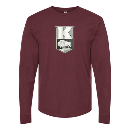 Men's Kaiser  Logo Cotton Long Sleeve T-Shirt