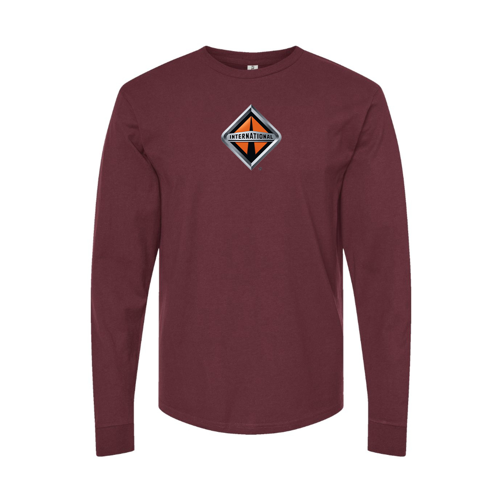 Men's International Trucks Logo Long Sleeve T-Shirt