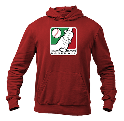 Men's Italian Baseball League Logo Pullover Hoodie