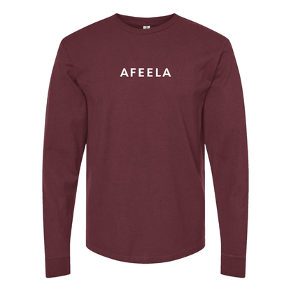 Men's Afeela  Logo Cotton Long Sleeve T-Shirt