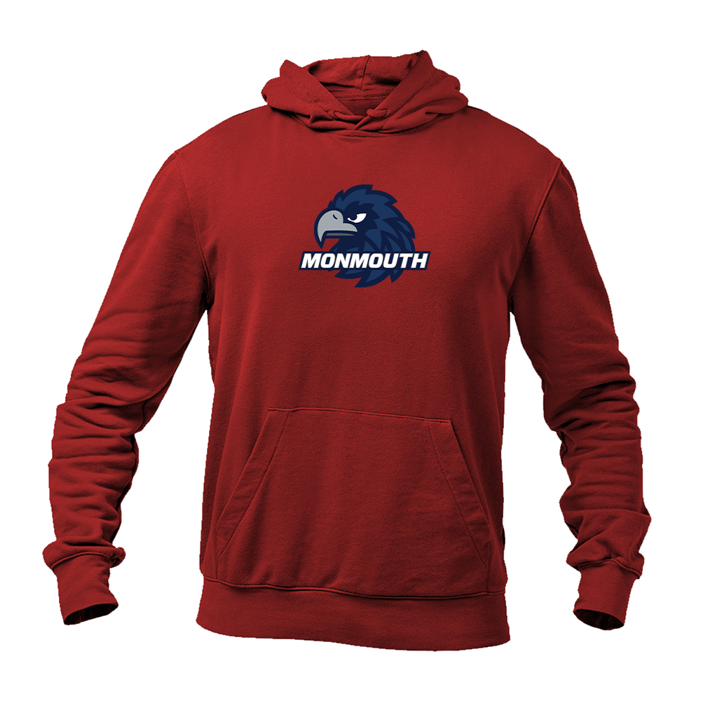 Men's Monmouth Hawks Logo Pullover Hoodie