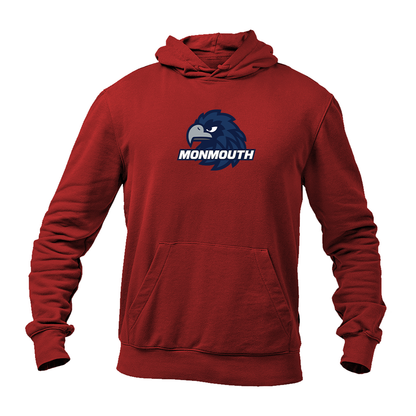 Men's Monmouth Hawks Logo Pullover Hoodie