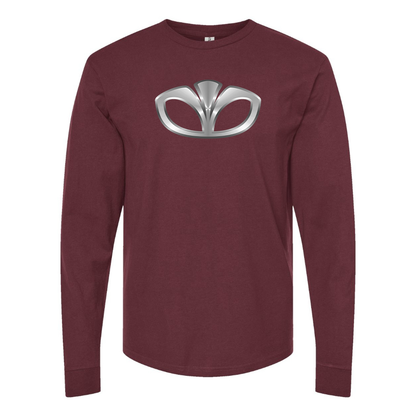 Men's Daewoo Logo Cotton Long Sleeve T-Shirt
