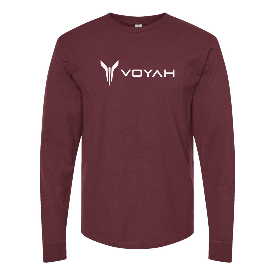 Men's Voyah  Logo  Cotton Long Sleeve T-Shirt