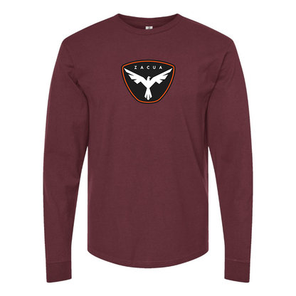 Men's Zacua Logo  Cotton Long Sleeve T-Shirt